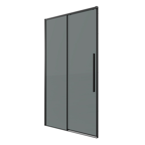 Душевая дверь Grossman Galaxy 100.K33.01.140.21.10 140х195 стекло тонированное профиль черный - фото 2